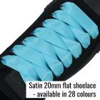 Satin Ribbon Shoelaces - 2cm Width